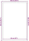 vidaXL - Deurmat - 60x90 - cm - bruin
