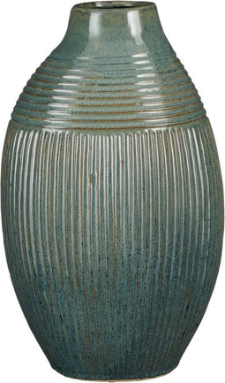 Mica Decorations Pedra Vaas - 29x24x46 cm - Keramiek - Blauw