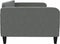 vidaXL - Slaapbank - 100x200 - cm - stof - donkergrijs