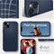 Spigen ACS04892 - Soft case - Air Cushion Technologie - Blauw