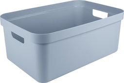 Sunware opbergbox Sigma - kunststof - 45 liter - lichtblauw - opberg dozen/bakken - opbergers - 39 x 59 x 24 cm