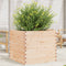vidaXL - Plantenbak - 80x80x68,5 - cm - massief - grenenhout