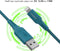 iMoshion - Lightning naar USB A Kabel - 1 meter - Stevig gevlochten materiaal - Donkerblauw