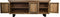 HSM Collection- Dressoir - Mangohout/ Metaal - 200x45x85cm