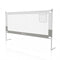 Juskys Jaron - Bedhekje - Verstelbare Hoogte 71-101 cm - Grijs - 180 cm