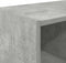 vidaXL - Schoenenrek - stapelbaar - 89,5x30x40 - cm - betongrijs