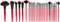 Professional Cosmetic Brush collection 24 st - sensual red