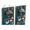 Flesopener DKD Home Decor Self Serve Hout Metaal (2 pcs) (26 x 12 x 9 cm)