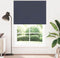 vidaXL - Rolgordijn - verduisterend - 160x230 - cm - stofbreedte - 156,6 - cm - blauw