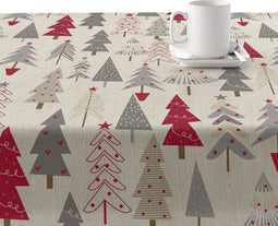 Vlekbestendig tafelkleed van hars Belum Merry Christmas 100 x 180 cm
