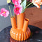 Mica Decorations Felipe - Tulpenvaas - Handgemaakt keramiek - Oranje H27 x Ø20 cm