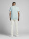 JACK&JONES PREMIUM JPRBLALOGO SPRING SS POLO NOOS - Heren Polo - Lichtblauw met logo - Maat L