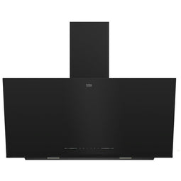 Beko BHCA96641BBBHS - Wandschouw afzuigkap - Intensieve ventilatie Luchtreinigingsmodus - Kleur zwart