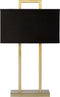 Atmooz - Tafellamp Matera - E27 - Slaapkamer / Woonkamer - Industrieel - Kleur : Goud Bronss - Hoogte 39cm - Metaal