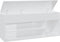vidaXL - Schoenenbank - 105x30x45 - cm - bewerkt - hout - hoogglans - wit