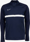 Nike Dri-FIT Academy - Heren Sporttrui - Dri-FIT technologie - Obsidian/White/White/White