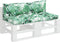 vidaXL - Palletkussens - 2 - st - stof - bladpatroon