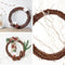 Doe-Het-Zelf Feest: Set van 3 Retro Wijnstok Kransen - Natuurlijke Decoratie voor Huwelijk, Kerst, en Meer - 30cm