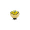 Melano Twisted Basic - CZ Steentje 8 mm - Geel - Goud