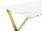 ATTICA - Eettafel - Wit - Veiligheidsglas