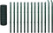 vidaXL - Eurohek - 25x1,2 - m - staal - groen