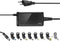 Hama Slim & Light - Universele notebook-netadapter - 8 stekkers - Zwart