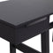 BePureHome Donkey Bureau - Grenen - Matzwart - 75x160x53
