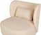 Fauteuil OTSBY Bouclé Beige