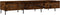 vidaXL - Tv-meubel - 150x36x30 - cm - bewerkt - hout - gerookt - eikenkleurig