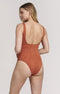 Shiwi RENEE - swimsuit - LANGKAWI ZEBRA STRUCTURE - spice route brown - 36