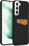 Accezz Samsung Galaxy S22 Plus - Back Cover - Premium Leather Card Slot - Zwart