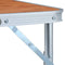 vidaXL - Campingtafel - inklapbaar - 60x45 - cm - aluminium