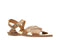 Clarks Willow Gild - Platte sandalen - Metalen aantreklus - Tan Leather - Maat 39