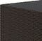 vidaXL Salontafel tuin vierkant 50x50x30 cm poly rattan bruin