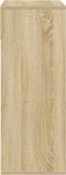 vidaXL - Boekenkast - 66x31x80 - cm - bewerkt - hout - sonoma - eikenkleurig