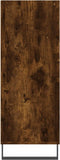vidaXL - Schappenkast - 69,5x32,5x90 - cm - bewerkt - hout - gerookt - eikenkleurig