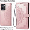 iMoshion Hoesje Geschikt voor Oppo A57s / A57 Hoesje Met Pasjeshouder - iMoshion Mandala Bookcase - Rosé Goud