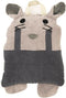 Deken Crochetts Deken Grijs Muis 85 x 145 x 2 cm