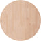 vidaXL - Tafelblad - rond - Ø30x4 - cm - onbehandeld - massief - eikenhout