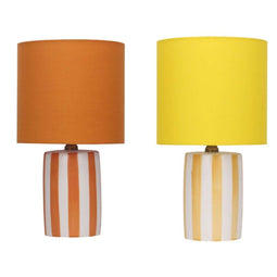 Home ESPRIT - Bureaulamp - Modern ontwerp - Geel Oranje (2 stuks)