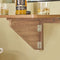 SoBuy FWT03-PF - Opklapbare Wandtafel - Ruimtebesparend - Bruin