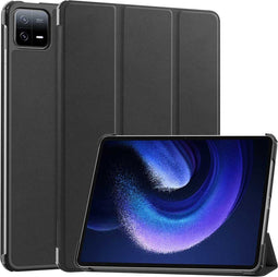 imoshion Tablet Hoes - Geschikt voor Xiaomi Pad 6 Pro, Xiaomi Pad 6 - Trifold Bookcase - Zwart
