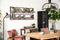 HSM Collection Wandplanken Levels Live Edge B Naturel/Zwart Acacia/Ijzer