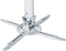Manhattan Projector - Universele Plafondbeugel - 57-82 cm hoogte max 20 kg - Zilver