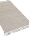 AFRIN - Laagpolig vloerkleed - Lichtbeige - 80 x 150 cm - Katoen