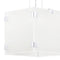 EGLO Alea - Hanglamp - 1 Lichts - Chroom - Wit