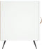vidaXL - Nachtkastjes - 2 - st - 40x40x50 - cm - bewerkt - hout - wit