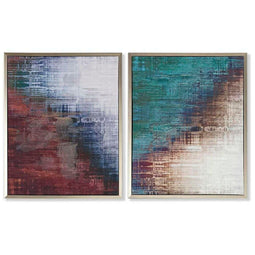 Schilderij DKD Home Decor Abstract (43 x 2,5 x 53 cm) (2 Stuks)