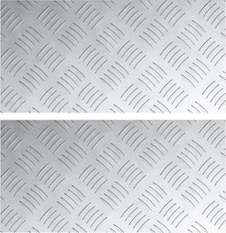 vidaXL - Aluminium - Antislip - Platen - - - 2 - stuks - - - 40x20 - cm