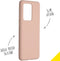 Accezz Liquid Silicone Backcover - Samsung Galaxy S20 Ultra - Schokabsorberend - Roze